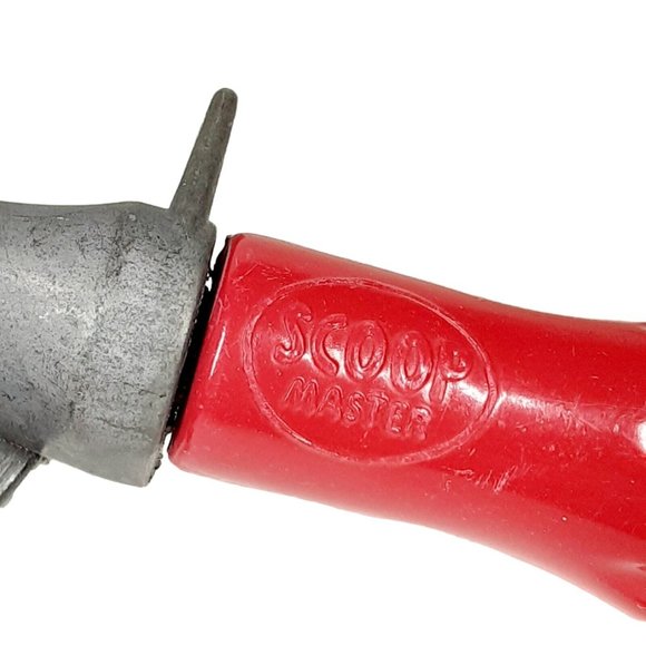 Scoop Master Red Ice Cream Scoop Batter Scoop with Plastic Handle Spring Ejector - Picture 2 of 16